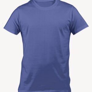 T-shirt a fascia stampate – Blu