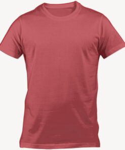 T-shirt a fascia stampate – Rosso